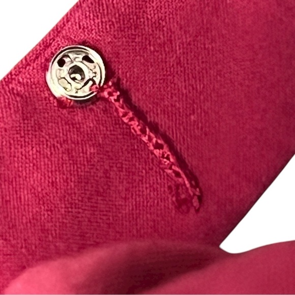 New with Tag Talbots Red Embroidered Sleeveless Mini Dress Size 6P - Picture 14 of 15